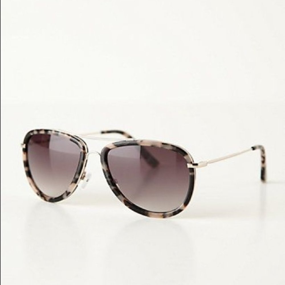 Anthropologie Tortoise Shell Aviator Sunglasses